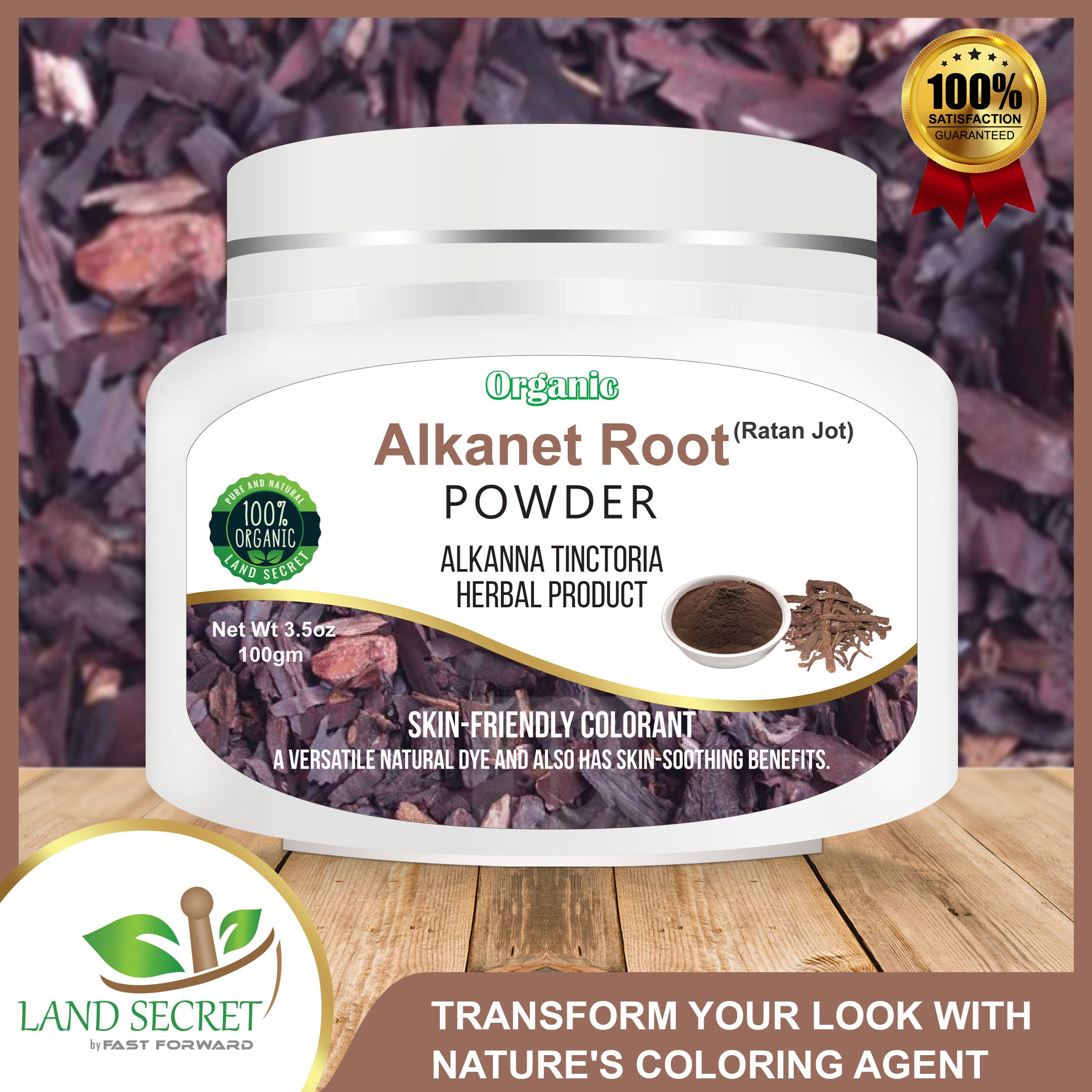 Alkanet Root Powder  Ratan Jot - Natural Colorant for Soap, Lip Balm, and  DIY Crafts – Fast Forward